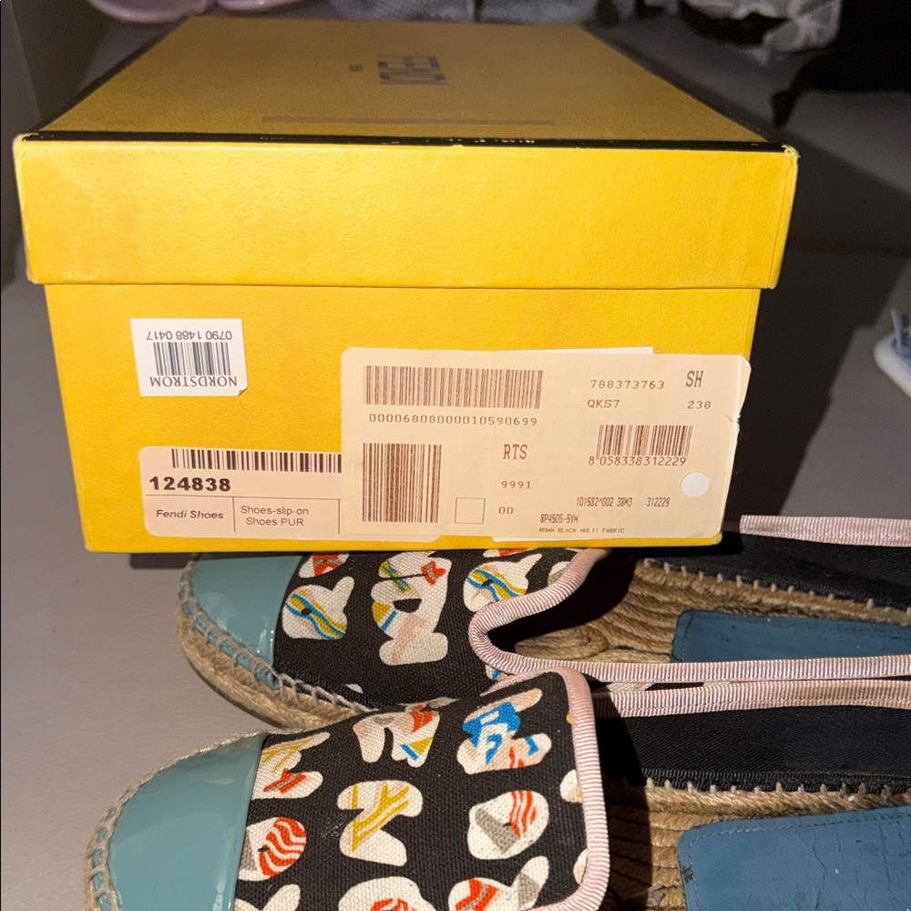 Fendi Multicolor Espadrilles size 7 - Picture 6 of 6
